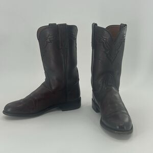 Lucchese Classics L156264 Handmade Boots Black/Brown Size 10.5 Lucchese | Shoes | Lucchese Classics L56264 Handmade Boots  main image 2